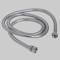 LACCIO DOCCIA DOPPIA AGGRAFFATURA DADO GIREVOLE IN OTTONE  1/2x1/2 conico cm 150     MADE IN ITALY