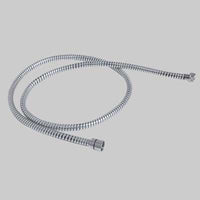 LACCIO DOCCIA SPIRALATO DADO GIREVOLE  1/2x1/2 conico cm 150     MADE IN ITALY