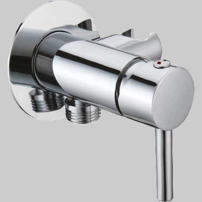 MISCELATORE INCASSO TONDO CON SUPPORTO LATERALE INTEGRATO  Cromo  1/2 M     MADE IN ITALY