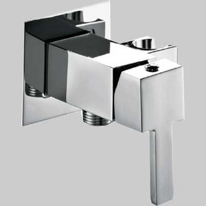 MISCELATORE INCASSO QUADRATO CON SUPPORTO LATERALE INTEGRATO  Cromo  1/2 M     Idroweb