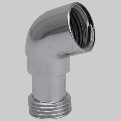 CURVA PER DOCCIA PVC CROMATA  1/2     MADE IN ITALY