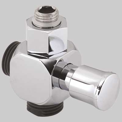 DEVIATORE CROMATO PER SET COLONNA EASY.0203      GEDY