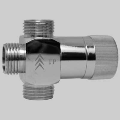 DEVIATORE IN OTTONE PER SET COLONNA QUADRA      CARDINALE