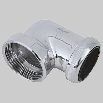 RACCORDO 90  ° CROMATO  11/4     MADE IN ITALY