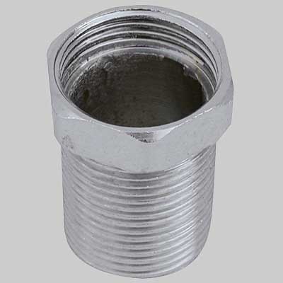 PROLUNGA IN OTTONE  1 x 50 mm     MADE IN ITALY