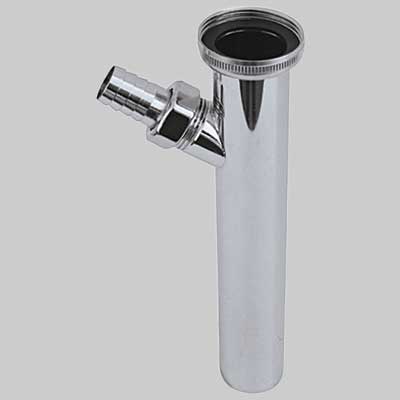 TUBO CON BATTENTE E ATTACCO LAVATRICE  11/4 x 200 mm     MADE IN ITALY