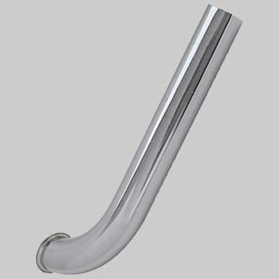 TUBO CURVO CON BORDO  Ø 26     MADE IN ITALY