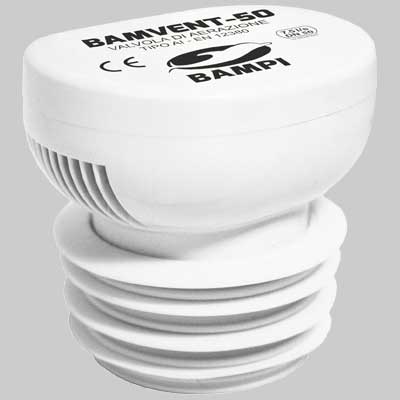 VALVOLA DI AERAZIONE BAMVENT  Ø 50     BAMPI
