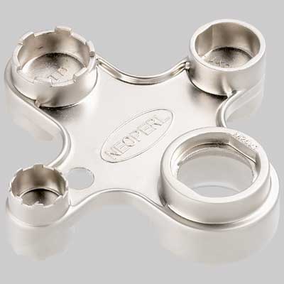 CHIAVE DI MONTAGGIO AERATORI UNIVERSALE  Nichelata     PARIGI