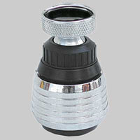 AERATORE REGOLABILE CON SNODO  Cromato F 22/1     MADE IN ITALY