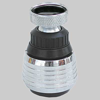 AERATORE REGOLABILE CON SNODO  Cromato F 22/1     MADE IN ITALY