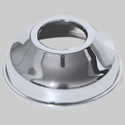 ROSONE IN OTTONE CROMATO PER CANOTTI  Ø 26     MADE IN ITALY