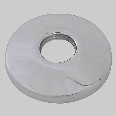 ROSONE FILETTATO IN OTTONE CROMATO  1/2 Ø esterno mm 65     MADE IN ITALY