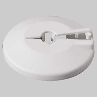 ROSETTA IN PLASTICA BIANCA  10     MADE IN ITALY