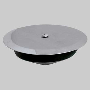 TAPPO CHIUSO CON PIATTELLO INOX  Ø 120     MADE IN ITALY