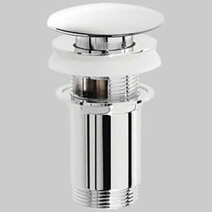 PILETTA PER LAVABO CON TAPPO A PRESSIONE  11/4 c/troppo pieno     MADE IN ITALY