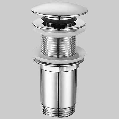 PILETTA PER LAVABO CON TAPPO A PRESSIONE  11/4 s/troppo pieno     MADE IN ITALY