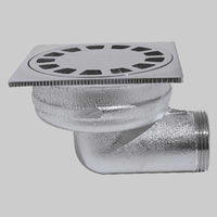 POZZETTO SIFOIDE SCARICO LATERALE  11/4 100x100 per pavimento     MADE IN ITALY