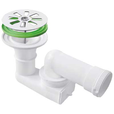 SIFONE RIBASSATO PER DOCCIA ORIENTABILE  1 1/2 d.40     BONOMINI