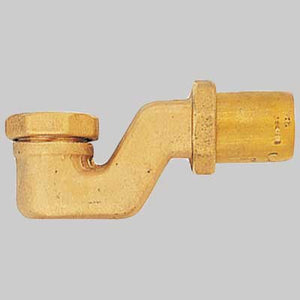 SIFONE PER VASCA IN OTTONE  11/2     MADE IN ITALY