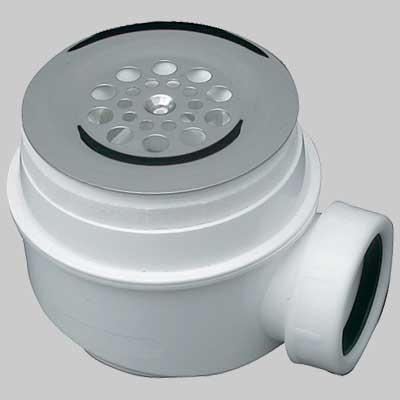 PILETTA IN PVC SIFONATA PER PIATTO DOCCIA  Dm.40x11/2     CGS