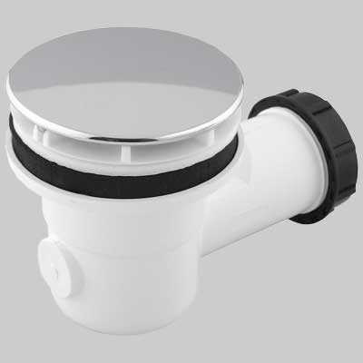 PILETTA PER PIATTO DOCCIA Ø 60 CON TAPPO ABS CROMATO  40x 11/2     CGS