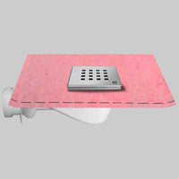 CHIUSINO 10 X 10 PER DOCCIA CON GUAINA  cm 10x10  guaina 1x3     STAMPLAST