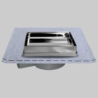 CHIUSINO 13 X 13 CON PORTAPIASTRELLA E GUAINA  cm 13x13  guaina 1x1     STAMPLAST