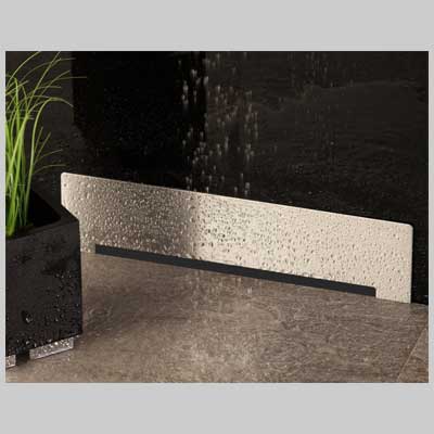 SIFONE PER DOCCIA CON PIASTRA  cm 35 uscita dm 50     MADE IN ITALY