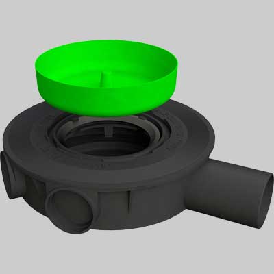 PILETTA MINI DRAIN  Scarico Ø 50 mm  57 mm     BONOMINI