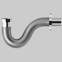 TUBO ESTENSIBILE ACCIAO INOX AISI 304  1 1/4 x 32     MADE IN ITALY