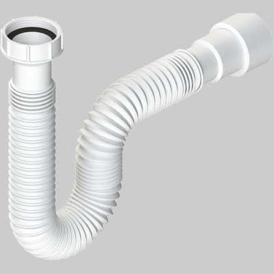 TUBO FLESSIBILE ED ESTENSIBILE ATTACCO CON GHIERA IN PLASTICA 11/2 PLUS  DN 4050     L.B PLAST