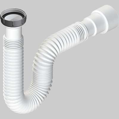 TUBO FLESSIBILE ED ESTENSIBILE ATTACCO CON GHIERA IN ALLUMINIO 11/2 PLUS  DN 4050     L.B PLAST