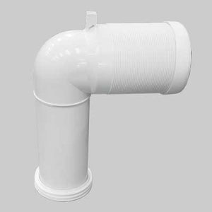 CURVA TECNICA DA TAGLIARE PER SCARICO  Uscita Ø 90÷100÷110     MADE IN ITALY