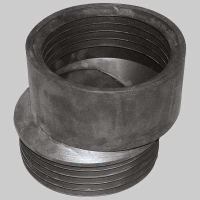 PROLUNGA GOMMA NERA WC ECCENTRICA  Eccentrica     MADE IN ITALY