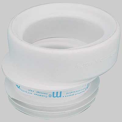 MANICOTTO IN GOMMA MORBIDA WC ECCENTRICO  Ø 110÷90     MADE IN ITALY