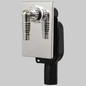 SIFONE INCASSO LAVATRICE COBRA X LUSSO  40/50 piastra inox     GHIDINI