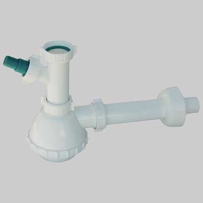 SIFONE 'FRANCIA' 1 VIA CON ATTACCO LAVATRICE  11/2     MARYPLAST