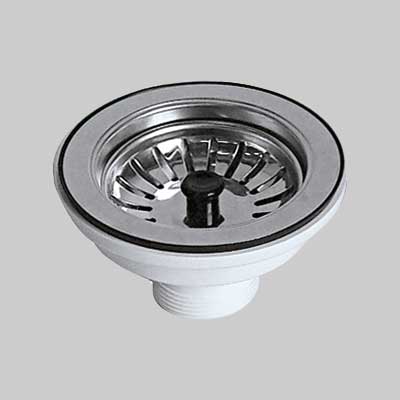 PILETTONE PER LAVELLO CON TAPPO AUTOMATICO  Ø 90     MARYPLAST