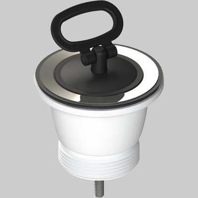 PILETTA IN PVC PER LAVELLI SINTETICI.PORCELLANATI E INOX  11/2     L.B PLAST