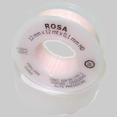 NASTRO TEFLON PER VAPORE E ALTE TEMPERATURE  19 x 12 x 0,10     MADE IN ITALY
