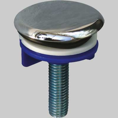 COPRIFORO IN OTTONE - Ø 50 Cromato - 10 pezzi - MADE IN ITALY