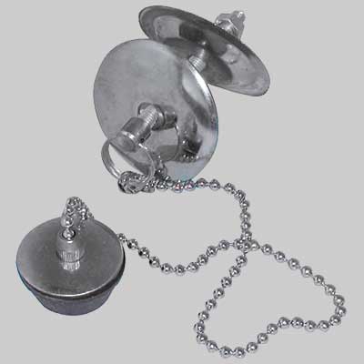 TAPPO IN GOMMA CON COPRIFORO INOX - Ø 31 - 5 pezzi - MADE IN ITALY