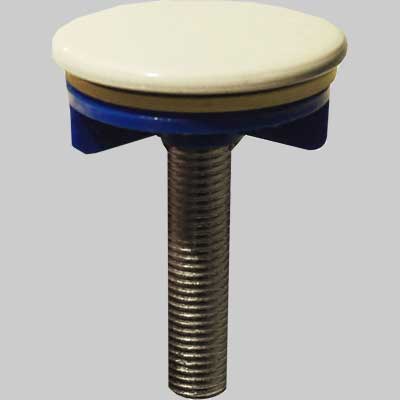 TAPPO COPRIFORO IN OTTONE BIANCO  Ø 50     MADE IN ITALY