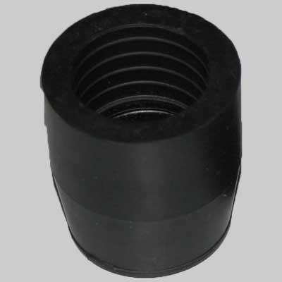 MANICOTTO IN GOMMA NERA PER GIUNZIONE CANOTTI  Ø 40 x 40     MADE IN ITALY
