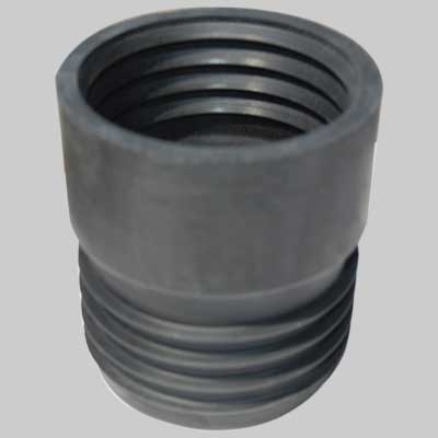 RIDUZIONE IN GOMMA NERA PER RACCORDO TUBI  75 x 80     MADE IN ITALY