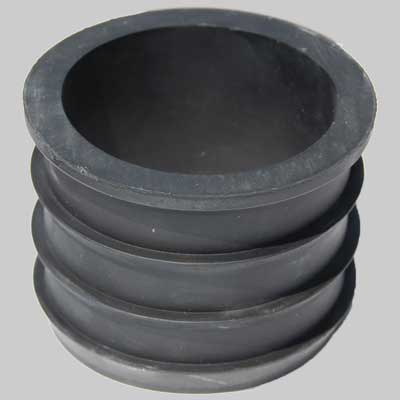 RIDUZIONE IN GOMMA NERA PER RACCORDO TUBI  75 x 63     MADE IN ITALY