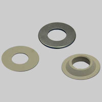 SET GUARNIZIONI 3 PEZZI IN GOMMA BIANCA BORDO ALTO  11/2     MADE IN ITALY