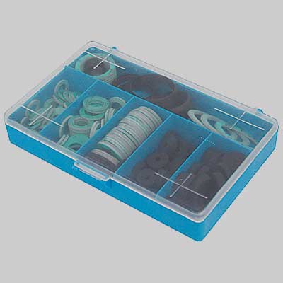 SCATOLA GUARNIZIONI  173 pz assortite     MADE IN ITALY