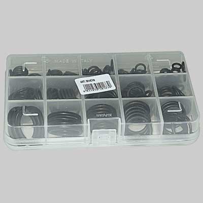 SCATOLA ORING ASSORTITI  219 pz per rubinetteria     MADE IN ITALY